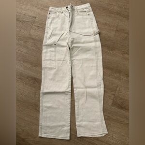 Vanilla star cream cargo pants size 0/24